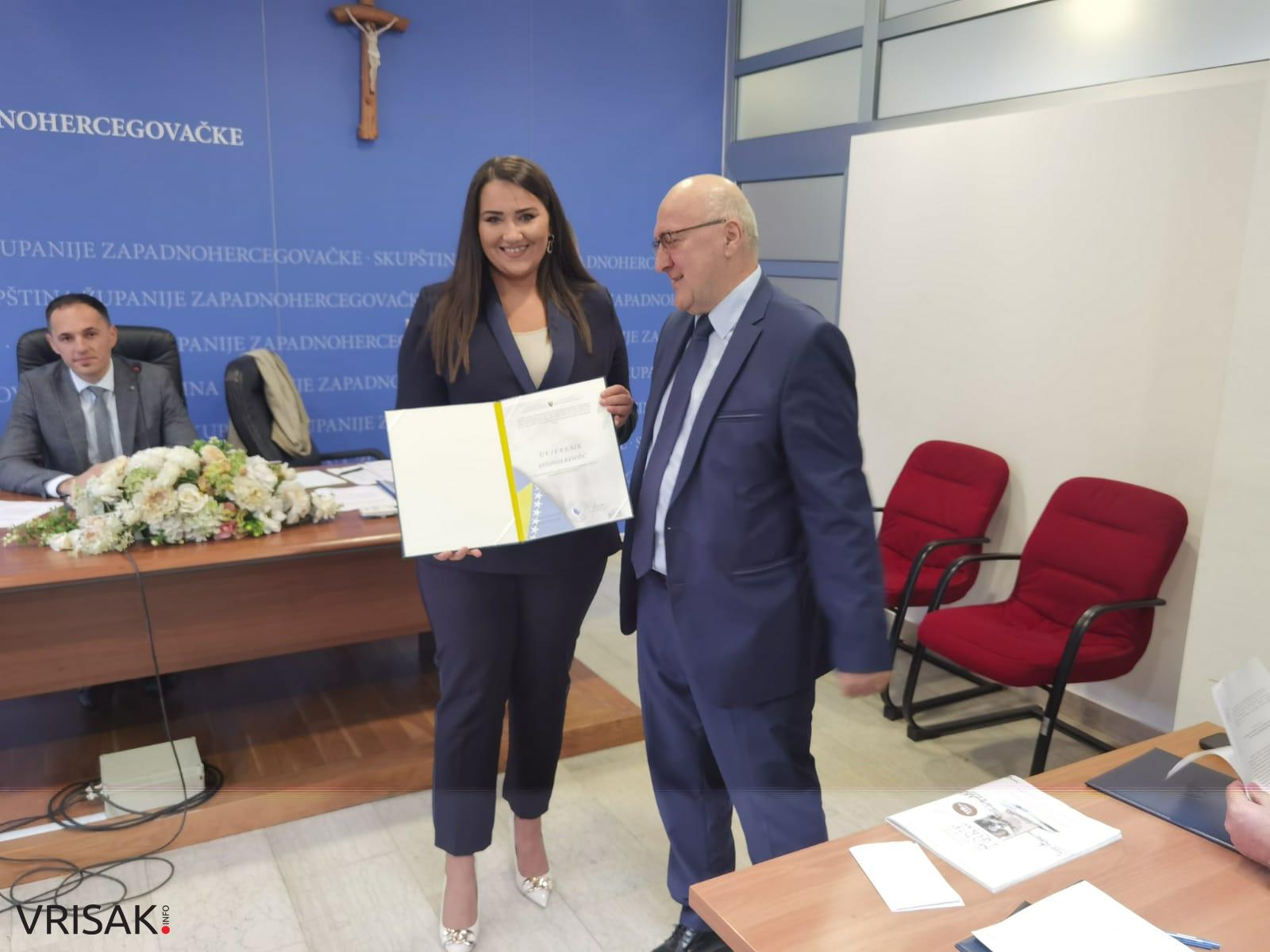 Održana konstituirajuća sjednica Skupštine ŽZH: Ivan Damjanović predsjednik Kluba Hrvata