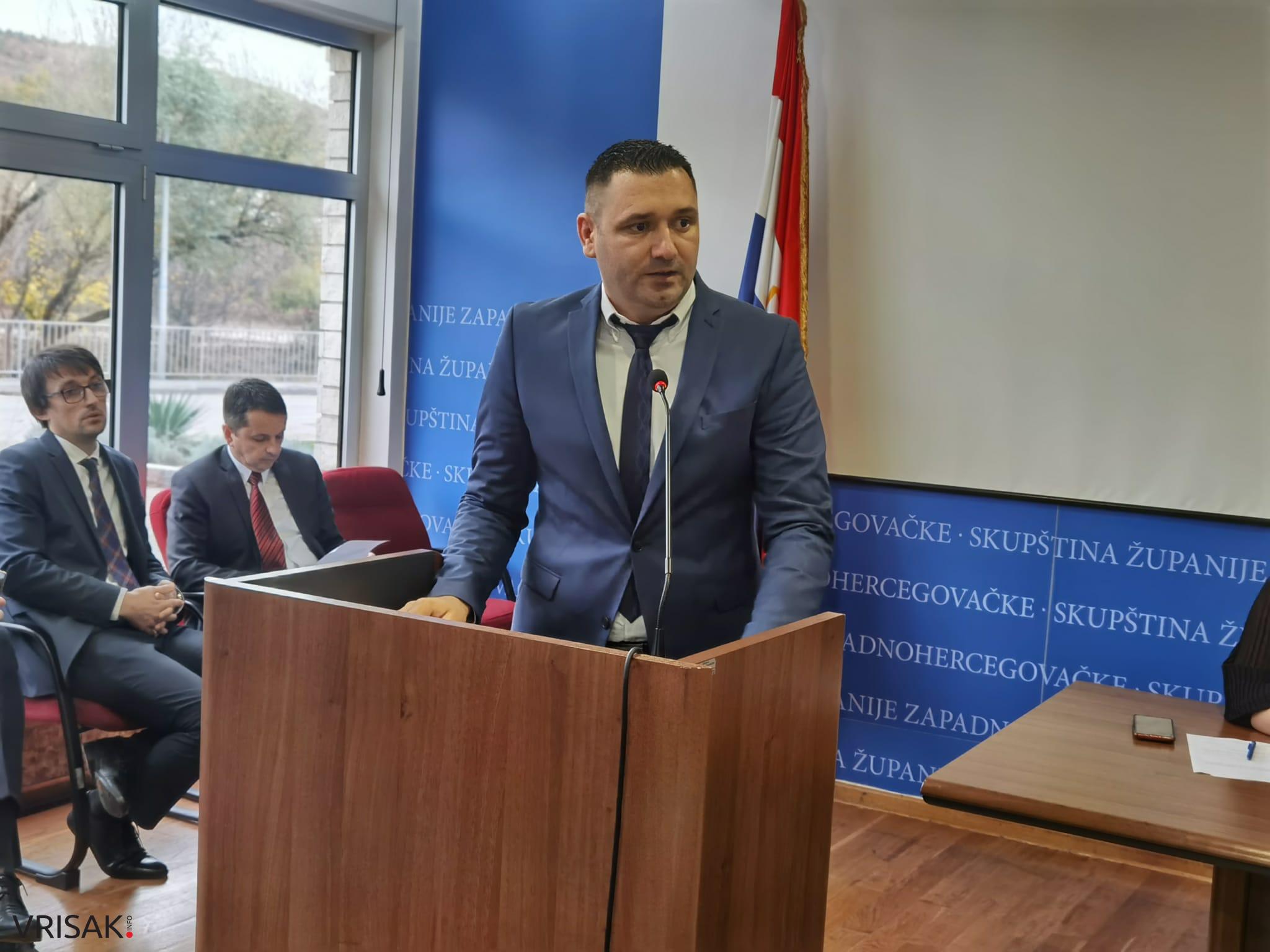 Održana konstituirajuća sjednica Skupštine ŽZH: Ivan Damjanović predsjednik Kluba Hrvata