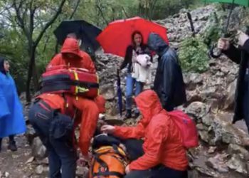 Teški vremenski uvjeti nisu spriječili HGSS da spasi život Hrvata na Križevcu