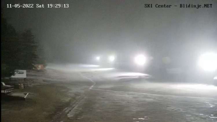 Na Blidinju je počeo padati snijeg