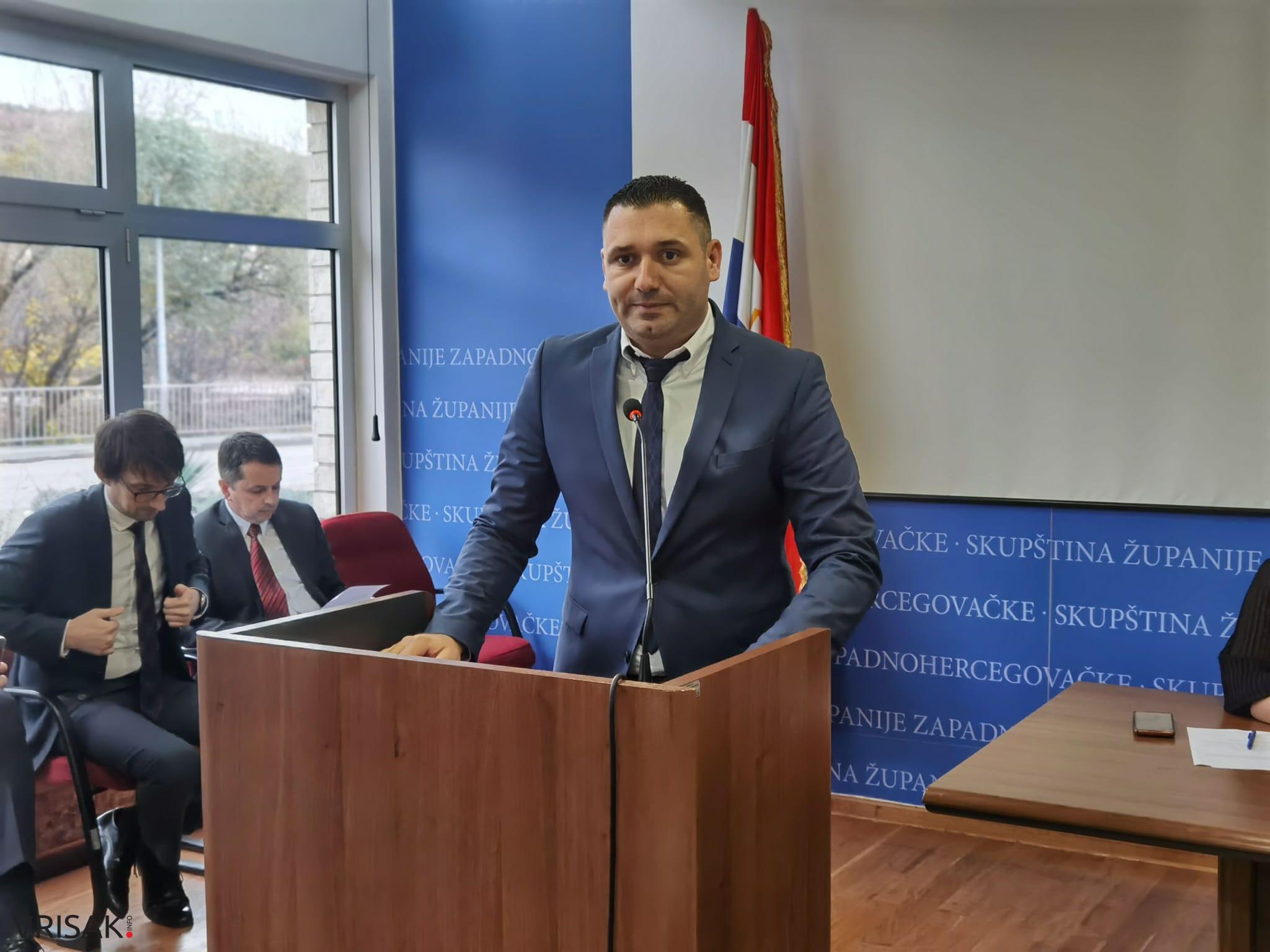 Održana konstituirajuća sjednica Skupštine ŽZH: Ivan Damjanović predsjednik Kluba Hrvata