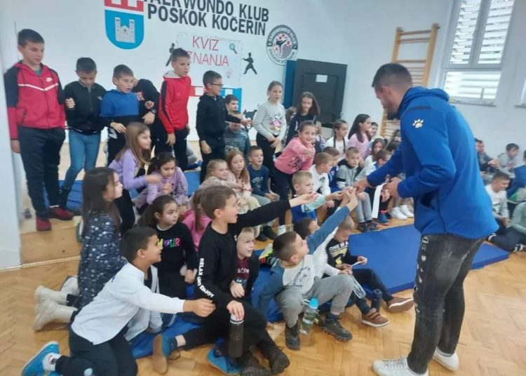 Kočerin: Ugodno druženje učenika i nogometaša Širokog Brijega