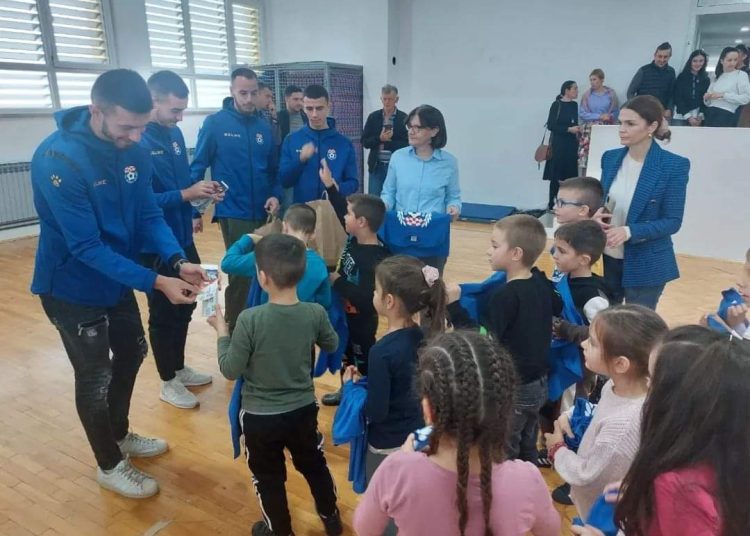 Kočerin: Ugodno druženje učenika i nogometaša Širokog Brijega