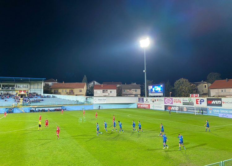 Široki Brijeg uvjerljiv protiv Sloge na Pecari