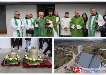 Blagoslovljena zvona nove crkve na Risovcu