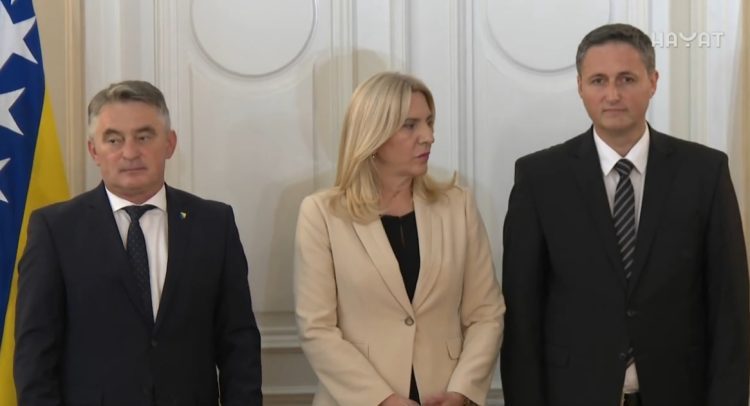 Hrvatski bojkot inauguracije Predsjedništva BiH kao poruka za preglasavanje