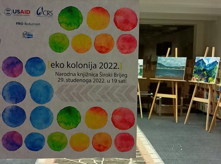 Otvorena izložba slika s međunarodne eko kolonije