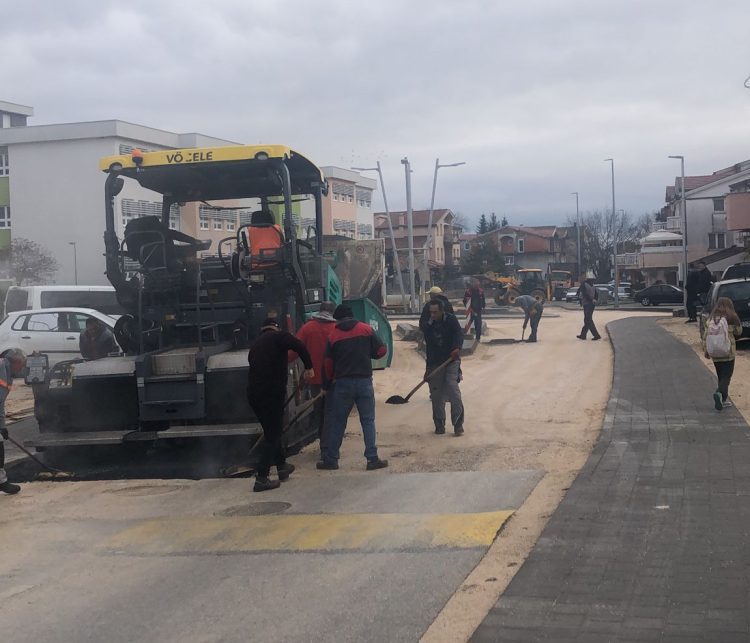Široki Brijeg: Započelo asfaltiranje kružnog toka na Lisama