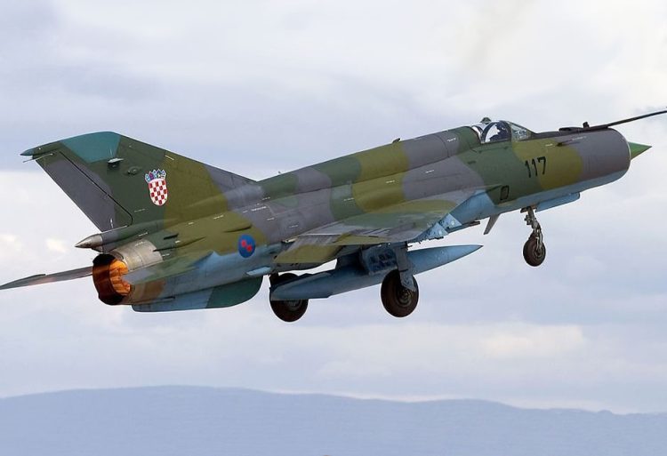 Srušio se hrvatski MIG-21