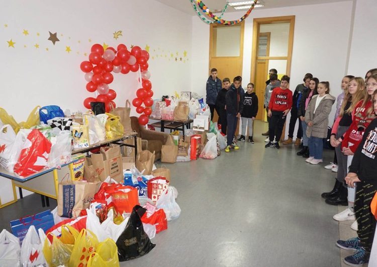 Učenici Prve OŠ prikupili pomoć potrebitim obiteljima u Širokom Brijegu