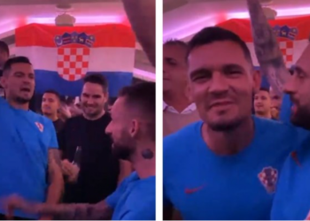 Bravo dečki! Brozović i Lovren do dugo u noć slavili u kafiću uz Thompsona