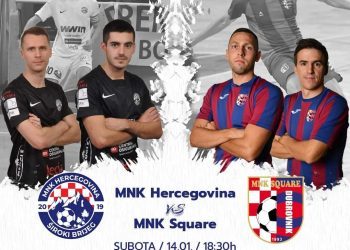Futsal spektakl na Pecari: MNK Hercegovina – MNK Square Dubrovnik
