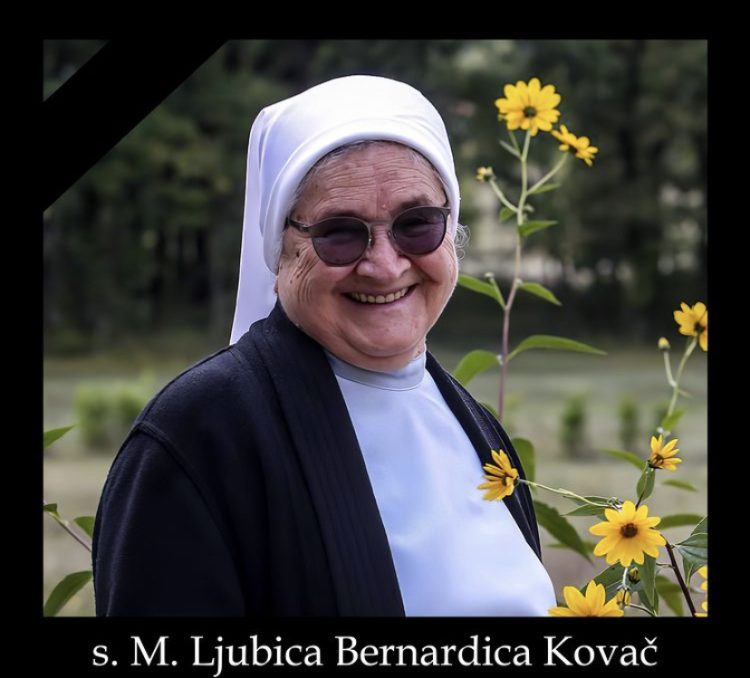 Preminula časna sestra Ljubica iz Posušja