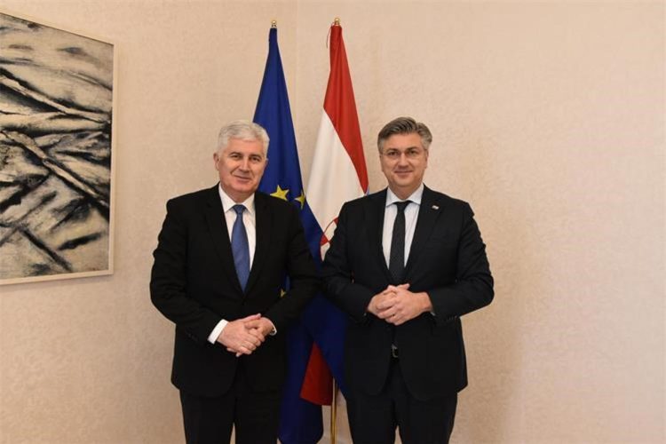 Plenković i Čović: Dijalog predstavnika sva tri konstitutivna naroda nema alternativu