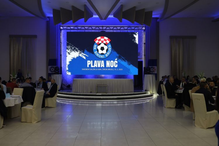 Održana tradicionalna ”Plava noć” Nogometnog kluba Široki Brijeg