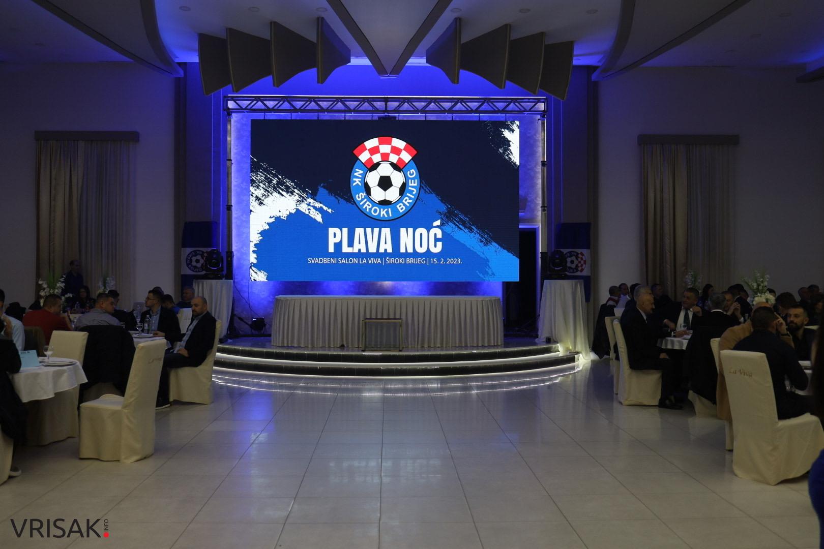 Održana tradicionalna ”Plava noć” Nogometnog kluba Široki Brijeg