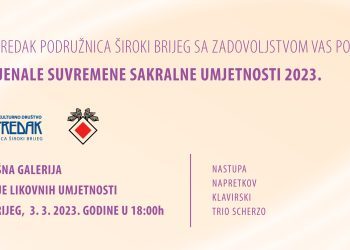 Prvo Bijenale suvremene sakralne umjetnosti 2023. u Širokom Brijegu