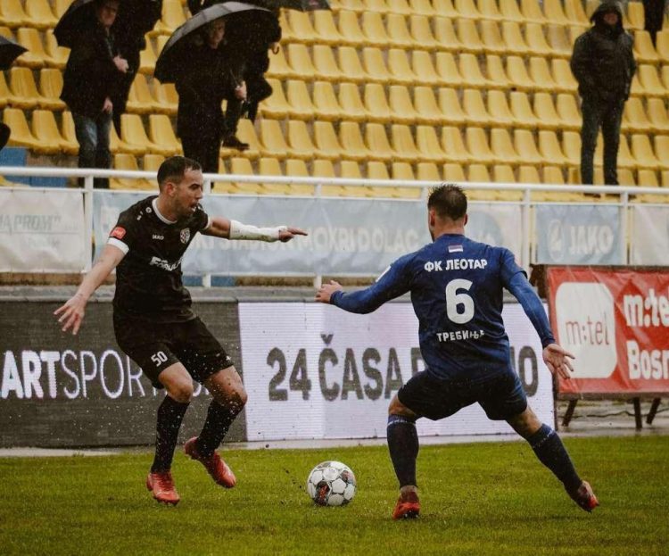 Posušje i Leotar podijelili bodove na natopljenom terenu