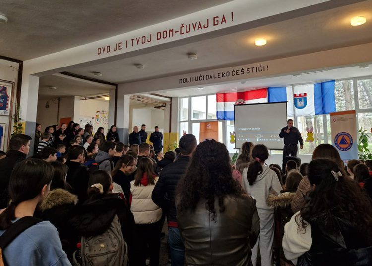 Više od 7.000 učenika u ŽZH prošlo obuku u slučaju nesreća