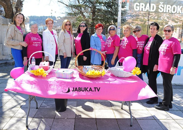 Široki Brijeg: Hrabre žene u rozom s narcisima odaslale životno važnu poruku
