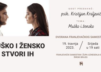 Psiholog Kristijan Kraljević otvara novi ciklus predavanja na Susretima mladih