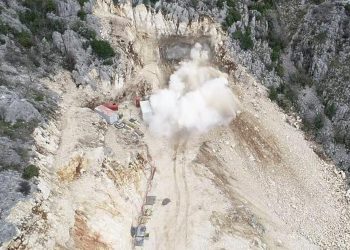 Pogledajte miniranje brda za tunel iznad Mostara, projekat od 25 milijuna KM