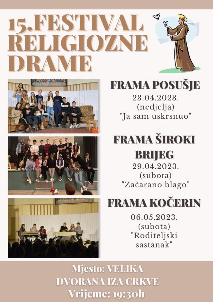 Najava: 15. festival religiozne drame