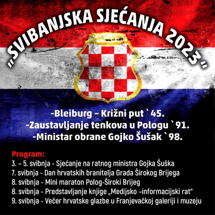 Pogledajte sadržaj: “Svibanjska sjećanja 2023.”
