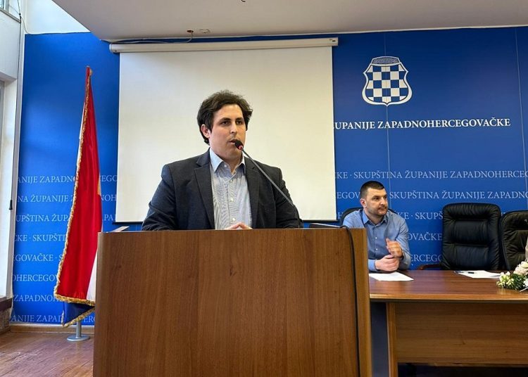 Stipe Bešlić novi predsjednik ŽO Mladeži HDZ BiH Županije Zapadnohercegovačke