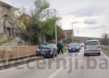 Zbog prometne nesreće u Međinama blokiran promet prema Mostaru
