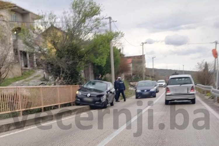 Zbog prometne nesreće u Međinama blokiran promet prema Mostaru