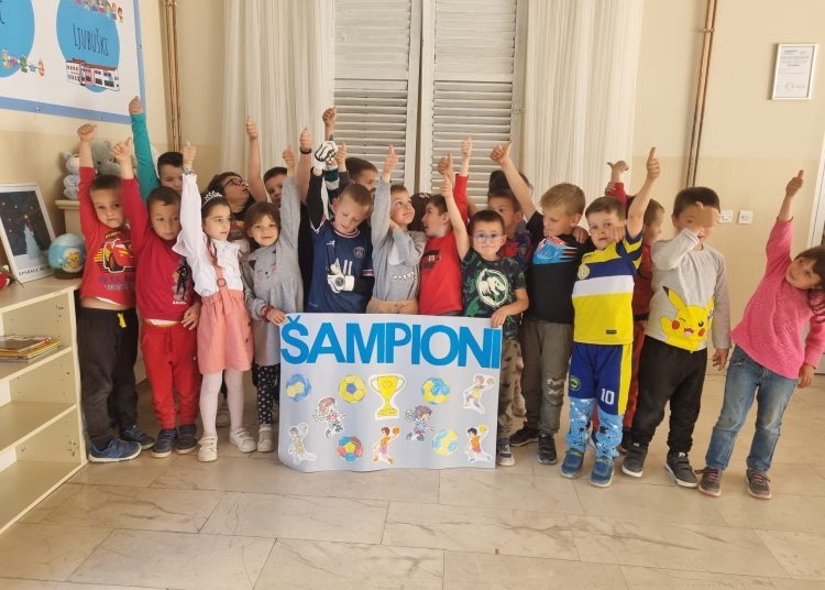 Najmlađi Ljubušaci čestitali Izviđaču na novoj tituli prvaka