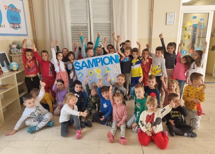 Najmlađi Ljubušaci čestitali Izviđaču na novoj tituli prvaka