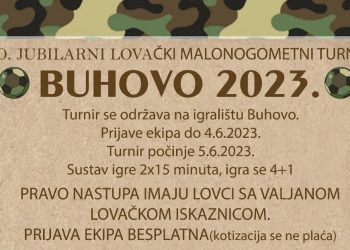 Najava: Jubilarni lovački malonogometni turnir u Buhovu