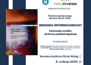 Predstavljanje knjige „Medijsko-informacijski rat“ autorice Silvane Marić Tokić