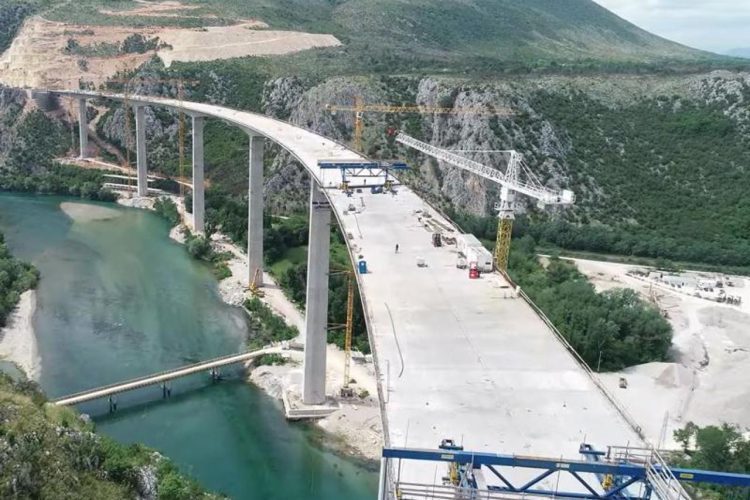 Video: Most Počitelj uskoro spaja obale Neretve, autocesta stiže nadomak Mostara