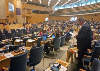 Zdenko Ćosić se obratio na plenarnom zasjedanju COSAC-a u Stockholmu