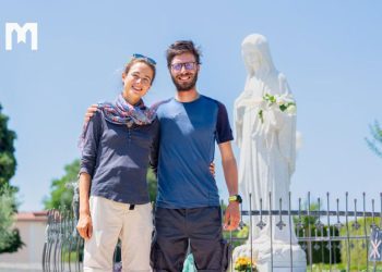 U Međugorje stigao bračni par koji pješači od Lourdesa do Svete Zemlje