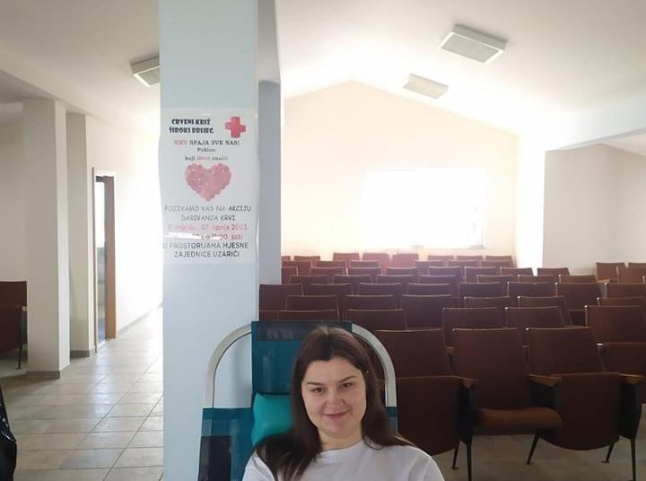 Dobrovoljno darivanje krvi u Uzarićima: Prikupljeno 29 doza krvi