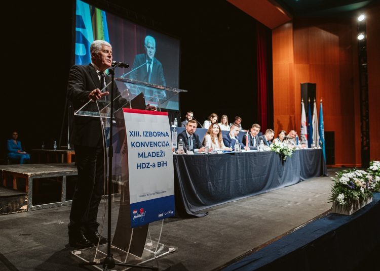 Mate Lončar ponovno izabran za predsjednika Mladeži HDZ-a BiH