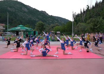 Prepun park Sajmište u Širokom Brijegu na Cheerleading Večeri