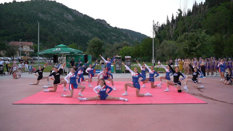 Prepun park Sajmište u Širokom Brijegu na Cheerleading Večeri