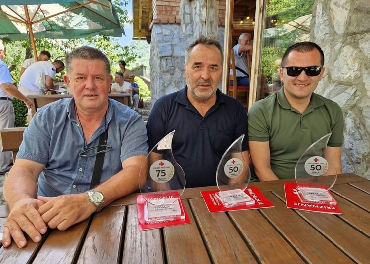 Nagrađeni darovatelji krvi iz Širokog Brijega