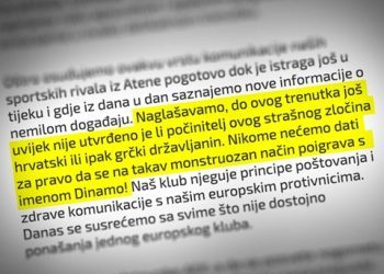 Dinamo žestoko odgovorio AEK-u: Apsurdno i opasno je ovo što radite
