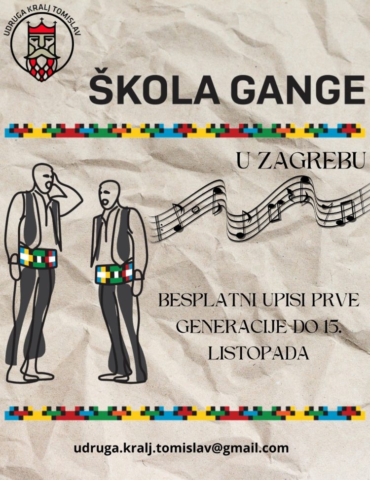 Zagrepčani, ukoliko želite naučiti više o gangi, ne propustite ovu priliku!