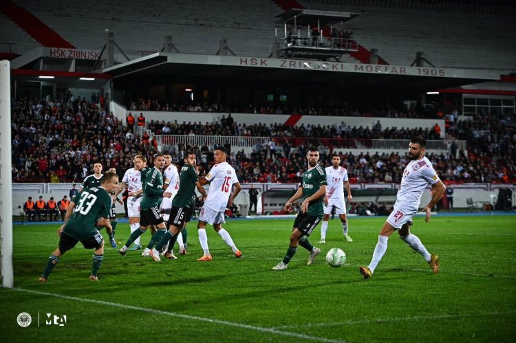 Legia slavila u Mostaru, dva poništena pogotka Zrinjskog