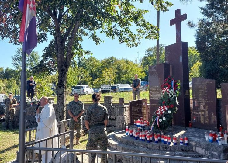 Na Vrdima obilježena 30. obljetnica pogibije hrvatskih branitelja