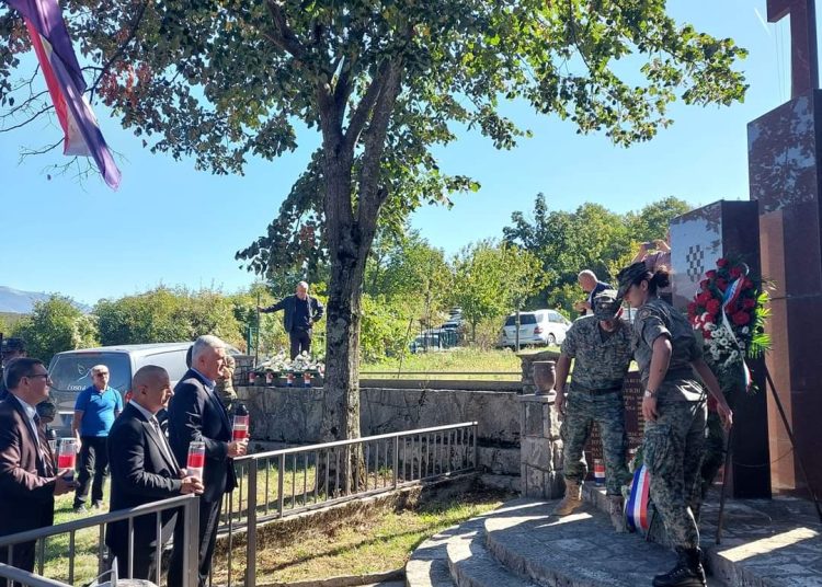 Na Vrdima obilježena 30. obljetnica pogibije hrvatskih branitelja