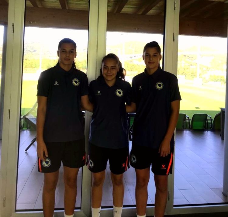 Tri mlade nogometašice ŽNK Inter u reprezentaciji BiH