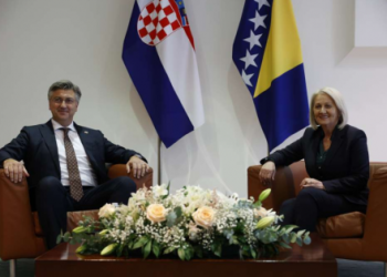 Plenković se sastao se s predsjedavajućom Vijeća ministara BiH Borjanom Krišto